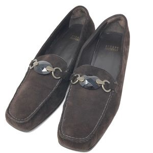 Stuart Weitzman Brown Suede Flats sz 10